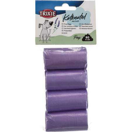 Bajspåsar med doft - 4 rullar x 20 st