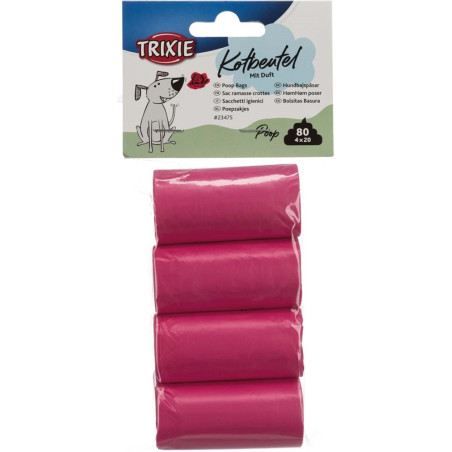 Bajspåsar Hund med Doft – 4 rullar x 20 st