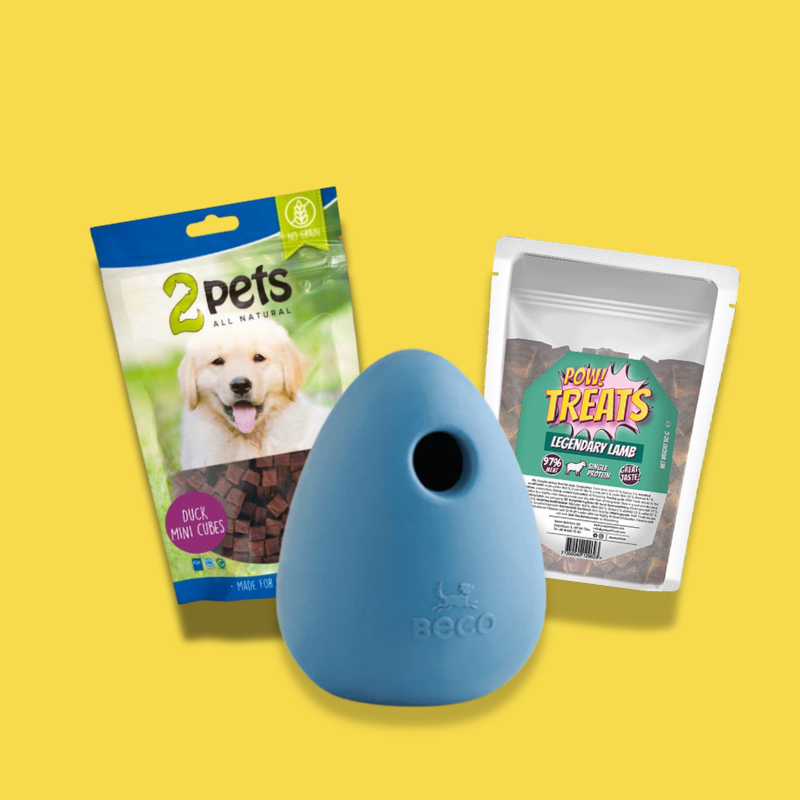 Hundleksak med godis Hundleksak med godis