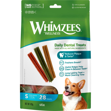 Whimzees Stix S, 28 st, 420 g MP
