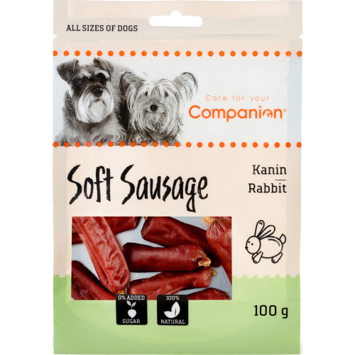 Companion Rabbit Short Sausage, 100 g
