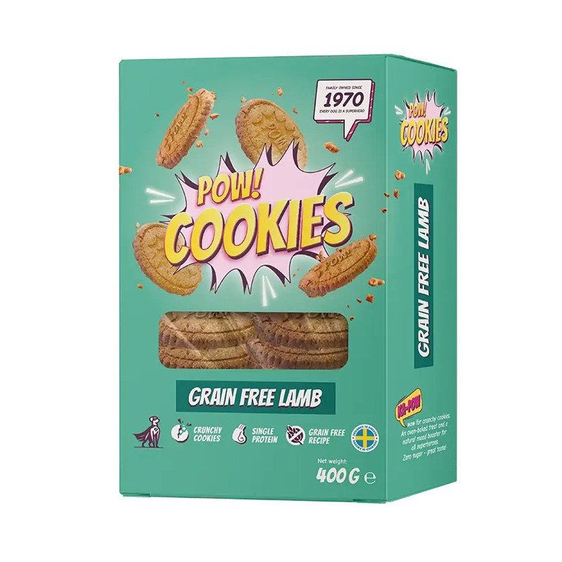 POW Hundkex Spannmålsfria med lamm 400 g