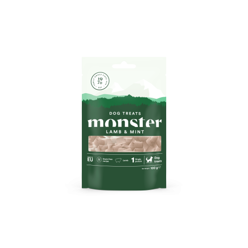 Monster Dog Treats Baked Lamb/Mint 100 g