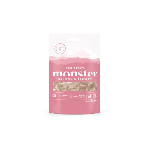 Monster Dog Treats Baked Salmon/Parsley 100 g