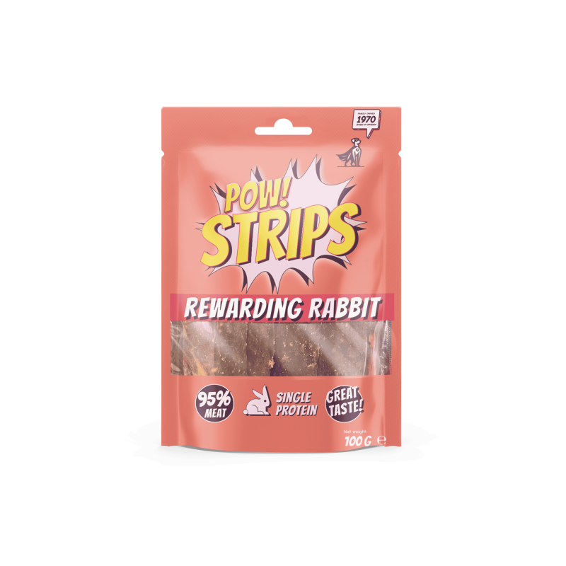 POW Strips Rewarding Rabbit 100 g POW Strips Rewarding Rabbit 100 g