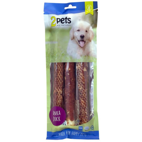 2pets Tuggrulle m ankfilé 28cm 3-pack, 250g