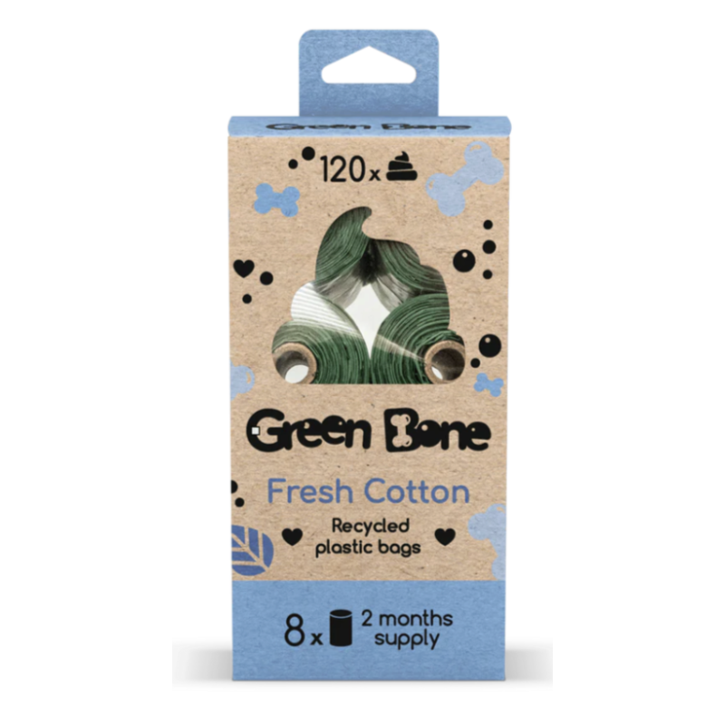 Hundbajspåse Fresh Bomull 8-pack