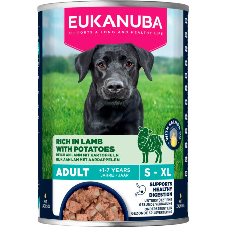 Blötmat för vuxen hund, lam med potatis 400 g