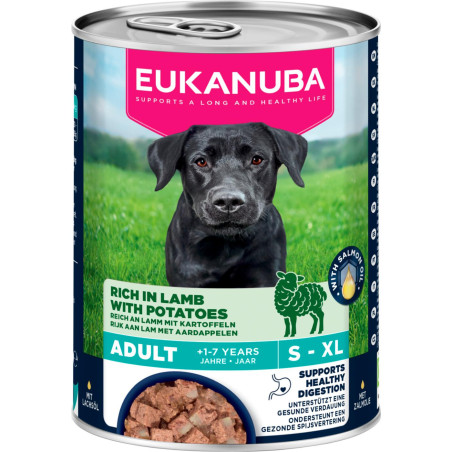 Blötmat för vuxen hund, lam med potatis 400 g