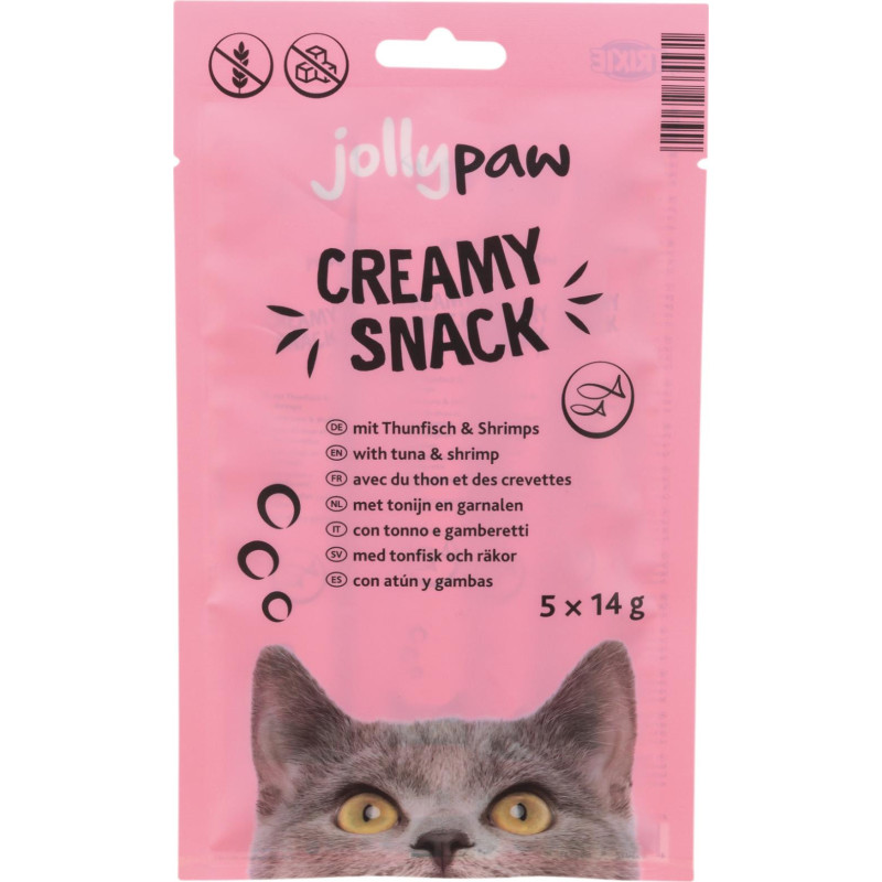 Creamy Snack with shrimp, 5 × 14g