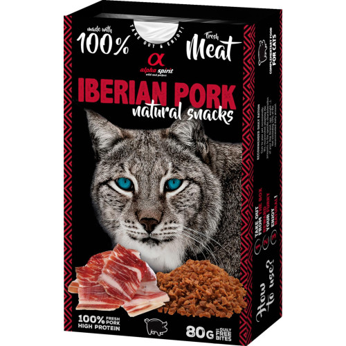 Alpha Spirit Naturals iberiskt fläskkött 80g