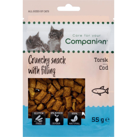 Companion cat crunchy snackwith filling