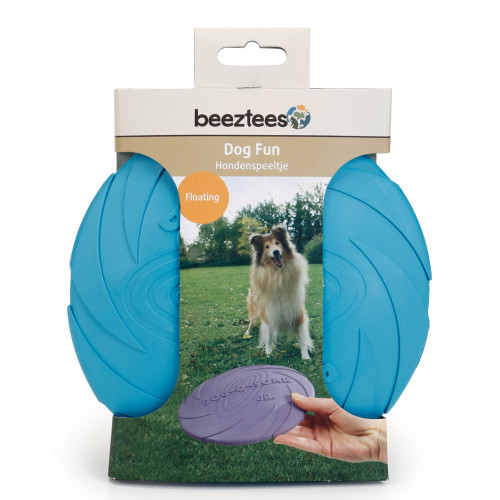 Frisbee i Gummi mixade färger 18 cm