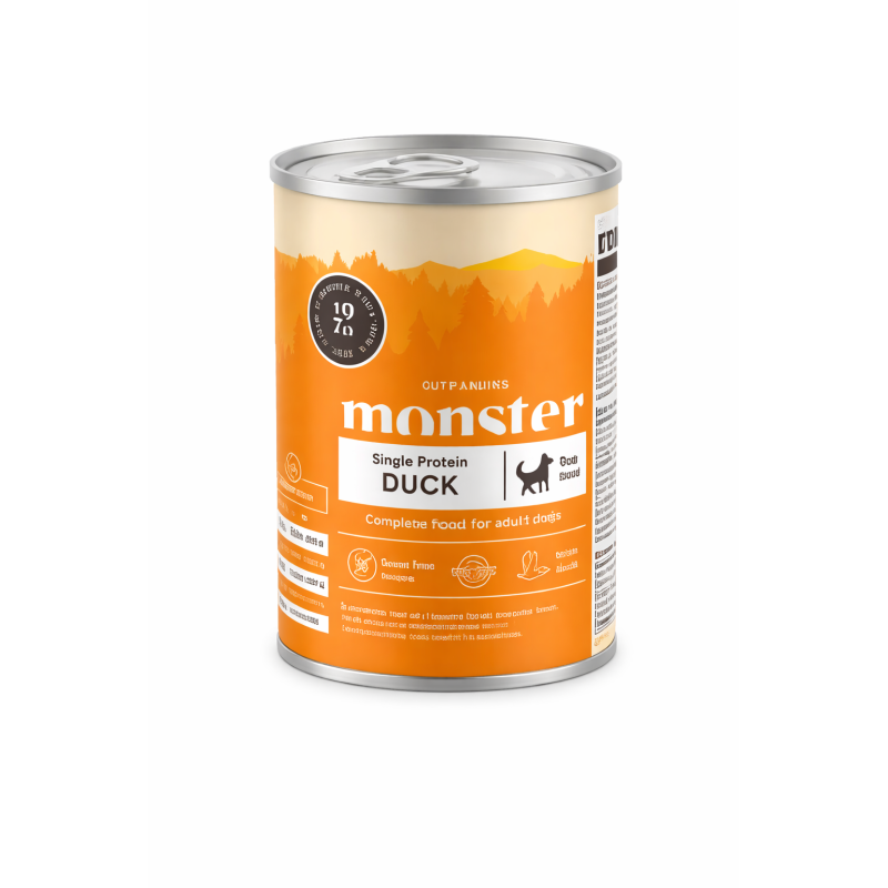Monster Hund Valp Kyckling Burk 400 g