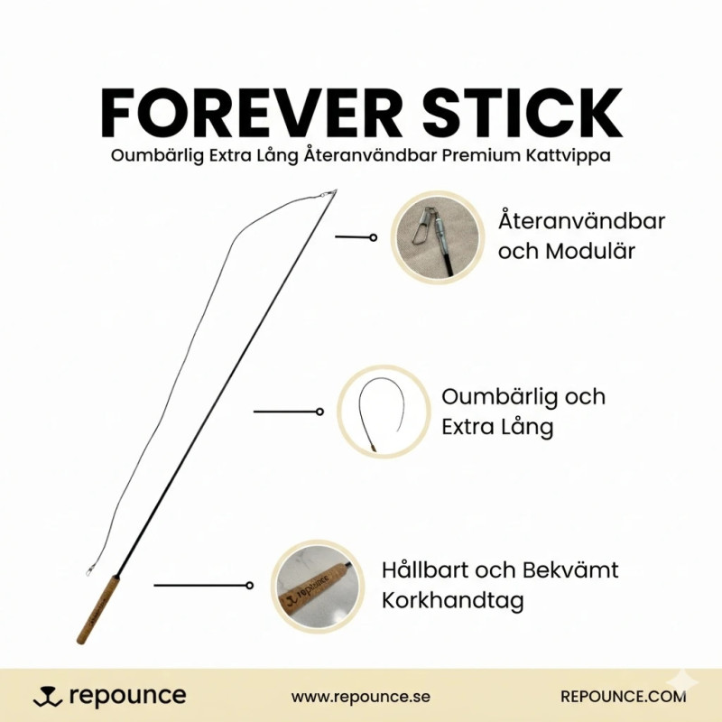 Forever Stick™ - Det Okrossbar Kattspöet