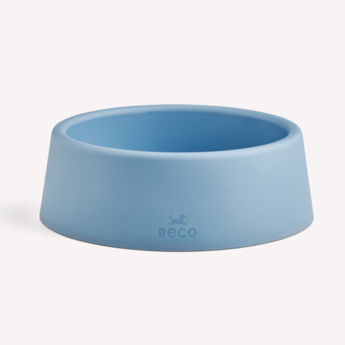 Beco matskål steady blå large från växtfibrer