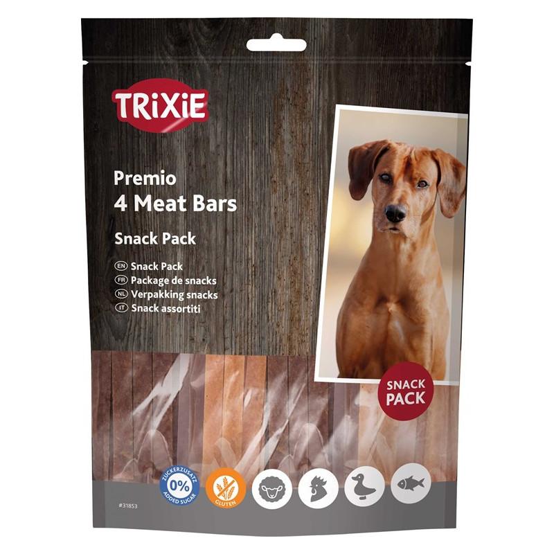 PREMIO 4 Meat Bars, kyckling, anka, lamm (kort datum)