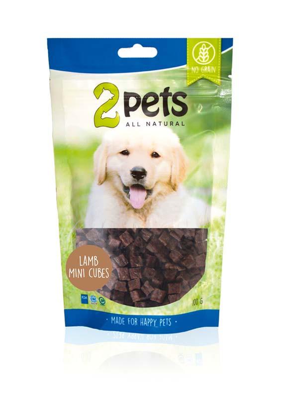 2Pets Dogsnack Lamm MiniCubes 100 g