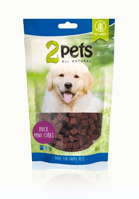 2Pets Dogsnack Anka MiniCubes