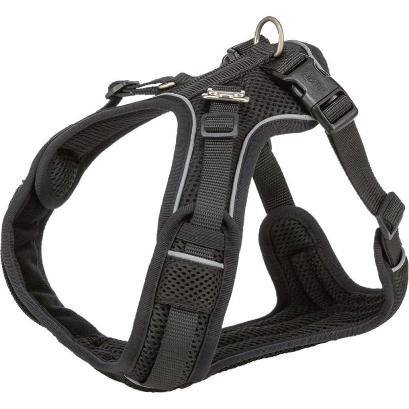Premium FlexMesh sele, bred, XS-S: 40-57 cm/15 mm, svart