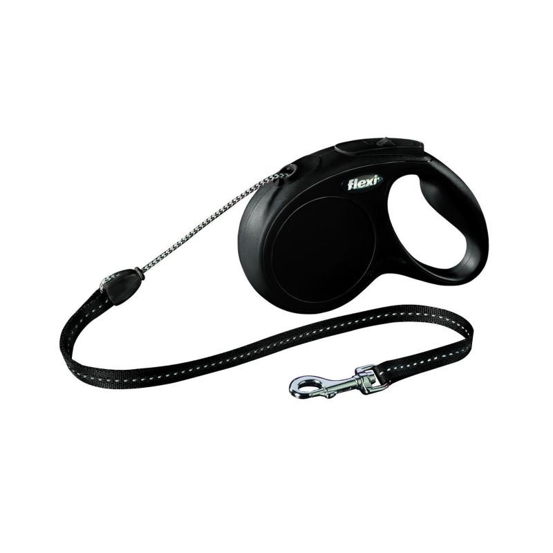 Flexi classic m snöre svart 2-5