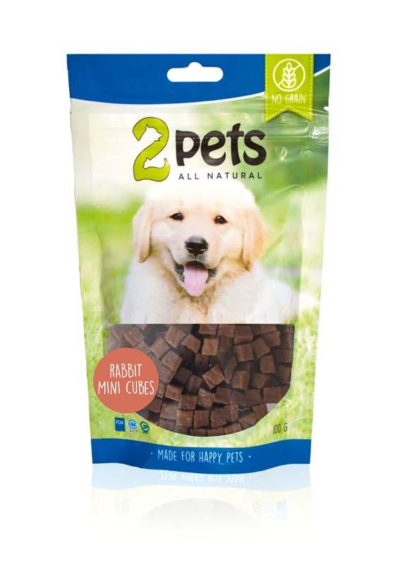2Pets Dogsnack Kanin MiniCubes