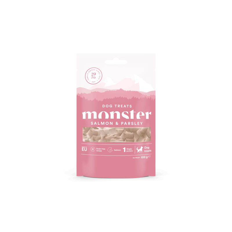 Monster hundgodis Ugnsbakad Lax /Persilja 100 g
